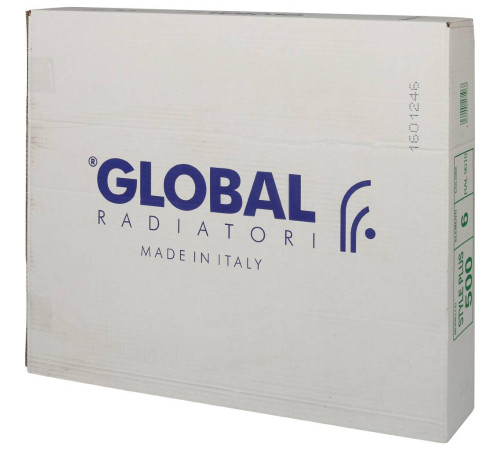 Радиатор биметаллический Global STYLE PLUS 500 6 секций боковое подключение белый RAL 9010 STP05001006