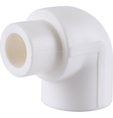 Угольник 90° Kalde 25 мм внутренний/наружный полипропиленовый белый 3212-elt-250000