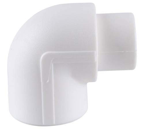 Угольник 90° Kalde 25 мм внутренний/наружный полипропиленовый белый 3212-elt-250000