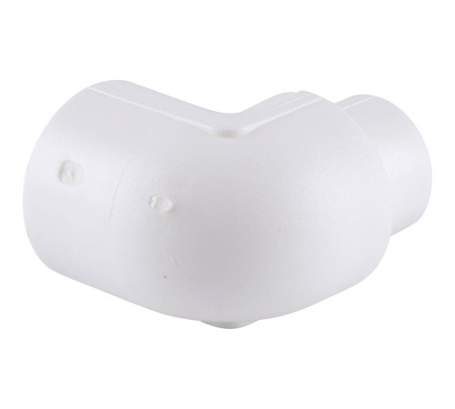 Угольник 90° Kalde 25 мм внутренний/наружный полипропиленовый белый 3212-elt-250000