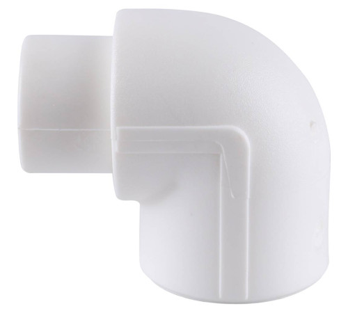 Угольник 90° Kalde 25 мм внутренний/наружный полипропиленовый белый 3212-elt-250000