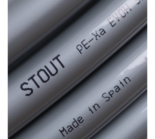 Труба из сшитого полиэтилена STOUT PE-Xa/EVOH 20х2.8 мм бухта 100 м SPX-0001-002028
