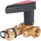 Клапан запорный ручной BROEN Basic DN 15 PN 25 с дренажем 594761