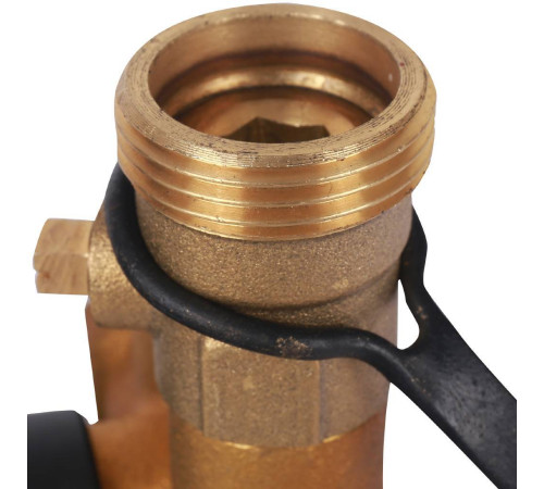 Клапан запорный ручной BROEN Basic DN 15 PN 25 с дренажем 594761