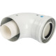 Адаптер конденсационный STOUT 90° DN 60/100 PP-FE с хомутом SCA-8610-230090