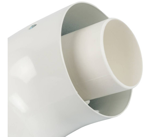 Адаптер конденсационный STOUT 90° DN 60/100 PP-FE с хомутом SCA-8610-230090