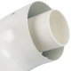 Адаптер конденсационный STOUT 90° DN 60/100 PP-FE с хомутом SCA-8610-230090