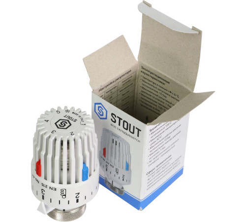 Головка термостатическая STOUT SHT газовая M30x1.5 SHT-0001-003015