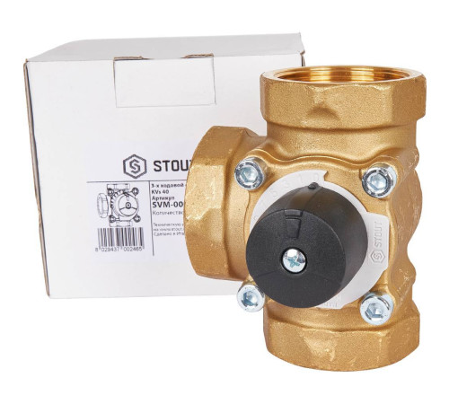 Клапан смесительный трехходовой STOUT 2 Kvs 40 SVM-0003-015001