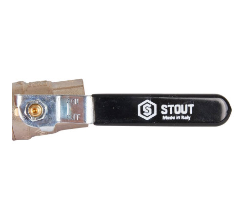 Кран шаровой полнопроходной STOUT ВР/ВР ручка рычаг 1/2 SVB-0001-000015