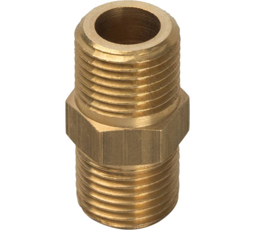 Ниппель STOUT 1/8 НР-НР латунный SFT-0003-001818