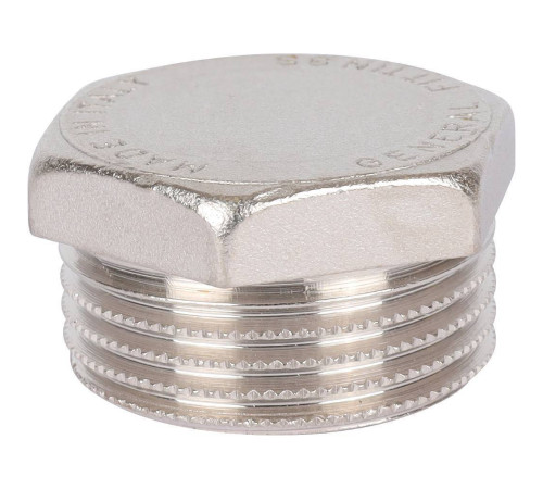 Заглушка STOUT никелированная НР 1 SFT-0025-000001