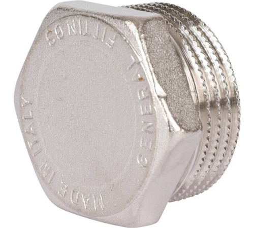 Заглушка STOUT никелированная НР 1 SFT-0025-000001