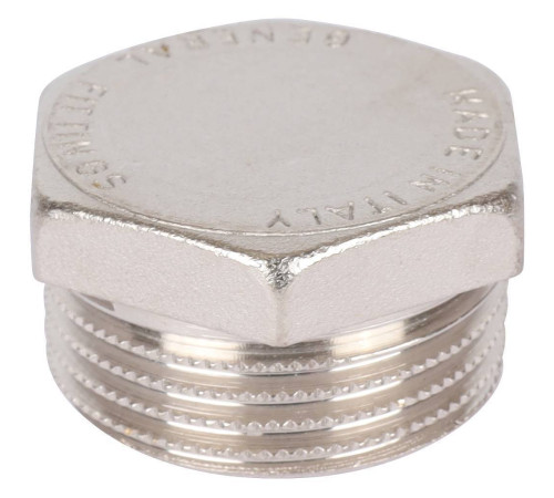 Заглушка STOUT никелированная НР 1 SFT-0025-000001