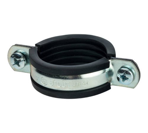 Хомут для труб STOUT с гайкой 1 1/2 47-52 мм SAC-0020-000112