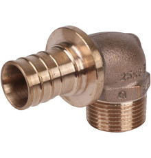 Угольник-переходник REHAU RAUTITAN RX+ 25-R 3/4 наружная резьба бронза 14563501001