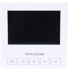 Термостат комнатный TEPLOCOM TS-Prog-220/3A программируемый проводной 250 В 3 А 913