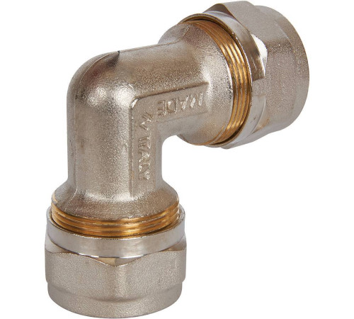 Угольник STOUT 90° 26х26 мм для металлопластиковых труб винтовой SFS-0003-002626