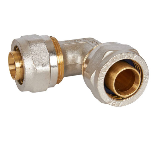 Угольник STOUT 90° 26х26 мм для металлопластиковых труб винтовой SFS-0003-002626
