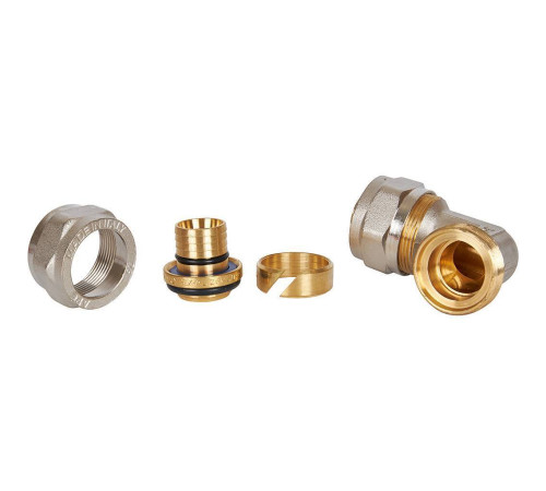 Угольник STOUT 90° 26х26 мм для металлопластиковых труб винтовой SFS-0003-002626