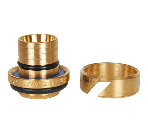 Угольник STOUT 90° 26х26 мм для металлопластиковых труб винтовой SFS-0003-002626