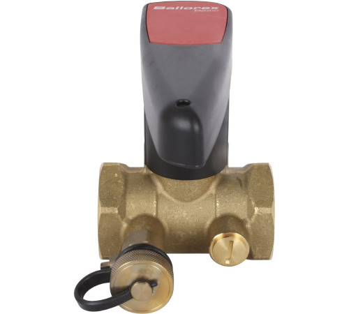 Клапан запорный ручной BROEN Basic DN 32 PN 25 резьбовой с дренажем 594766