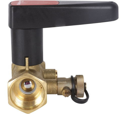 Клапан запорный ручной BROEN Basic DN 32 PN 25 резьбовой с дренажем 594766