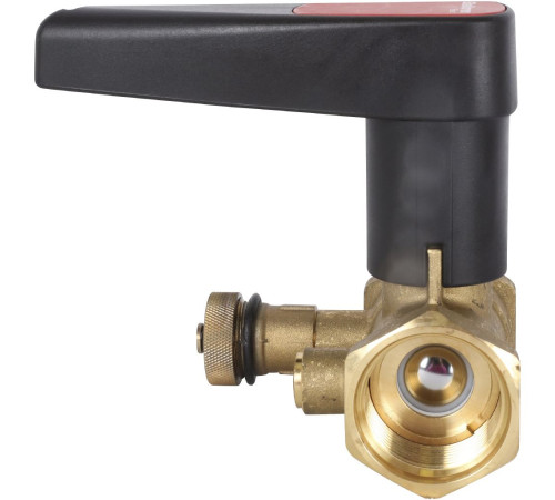 Клапан запорный ручной BROEN Basic DN 32 PN 25 резьбовой с дренажем 594766