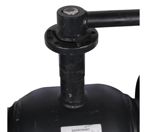 Кран шаровой стальной BROEN Ballomax фланцевый DN 100 PN 16 полный проход с рукояткой 585689