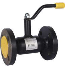 Кран шаровой стальной BROEN Ballomax DN 25 PN 40 фланец/фланец полный проход с рукояткой 585526