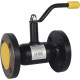 Кран шаровой стальной BROEN Ballomax DN 25 PN 40 фланец/фланец полный проход с рукояткой 585526
