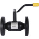 Кран шаровой стальной BROEN Ballomax DN 25 PN 40 фланец/фланец полный проход с рукояткой 585526