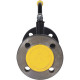 Кран шаровой стальной BROEN Ballomax DN 25 PN 40 фланец/фланец полный проход с рукояткой 585526