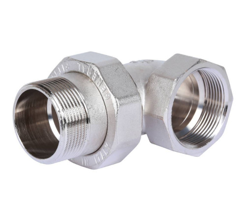 Соединение угловое разъемное STOUT американка ВН 1 1/4 O-ring никелированное SFT-0057-000114