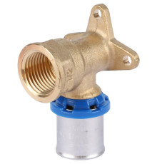 Угольник настенный с креплением удлиненный APE 1/2x20 мм пресс ARL3503200