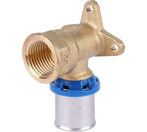 Угольник настенный с креплением удлиненный APE 1/2x20 мм пресс ARL3503200
