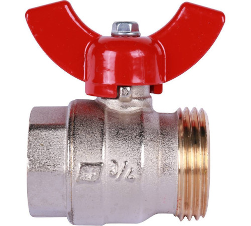 Кран шаровой Oventrop Optibal Ду20 3/4 ВР х 1 НР плоское уплотнение 1406383