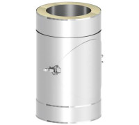 Труба дымоходная Jeremias ДКВ 200 мм 250 мм с лючком ревизии ДКВ68 200