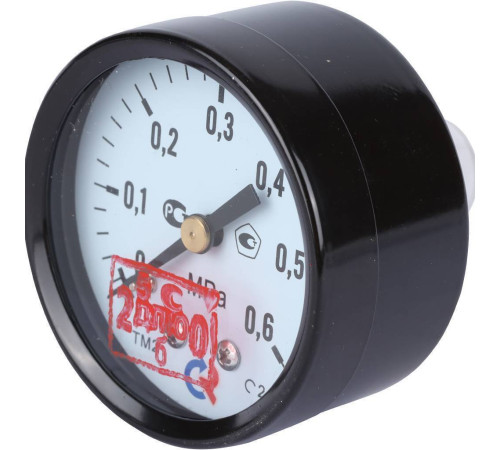 Манометр общетехнический РОСМА ТМ-210Т.00 0-0.6 МПа G1/4 осевой 50 мм 00000000598