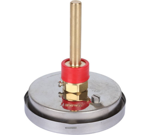 Термометр биметаллический Росма БТ-41.211 80 мм 160 °C осевой шток 64х6 мм G1/2 00000002472