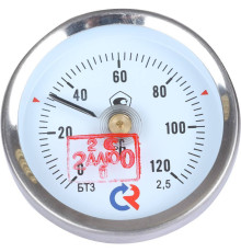 Термометр биметаллический накладной Росма БТ-30.010 63 мм с пружиной 00000002384