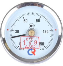 Термометр биметаллический накладной Росма БТ-30.010 63 мм с пружиной 00000002385