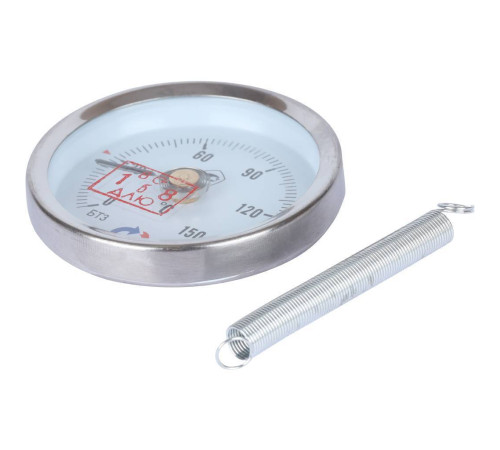 Термометр биметаллический накладной Росма БТ-30.010 63 мм с пружиной 00000002385