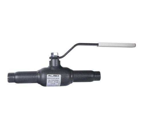Кран шаровой ALSO КШПП Ду 15 Ру 4.0 МПа сталь 20 полнопроходной под приварку КШ.П.П.015.40-01