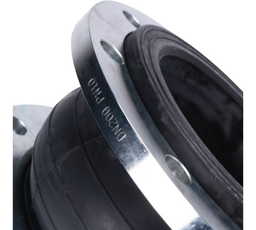 Компенсатор антивибрационный фланцевый Tecofi DI7240N DN200 PN10 EPDM DI7240N-0200