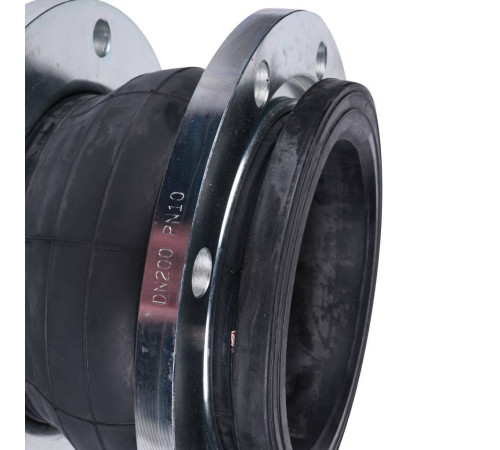 Компенсатор антивибрационный фланцевый Tecofi DI7240N DN200 PN10 EPDM DI7240N-0200