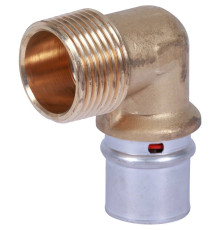 Угольник-переходник STOUT 1х26 мм с наружной резьбой пресс SFP-0011-000126
