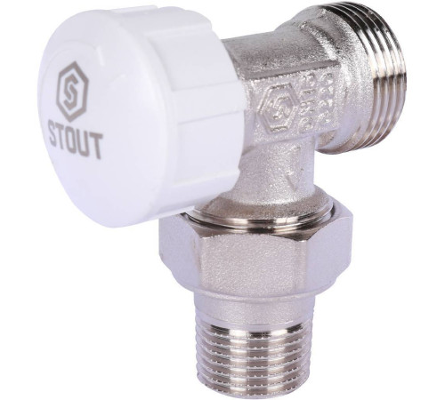 Клапан термостатический угловой STOUT 1/2 x 3/4 EK SVT-0002-100015
