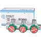 Коллектор регулирующий STOUT 3/4 3 отвода 1/2 SMB-6850-341203