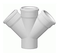 Крестовина одноплоскостная Sinikon ПП 110x110x110 мм 45° 506016.K